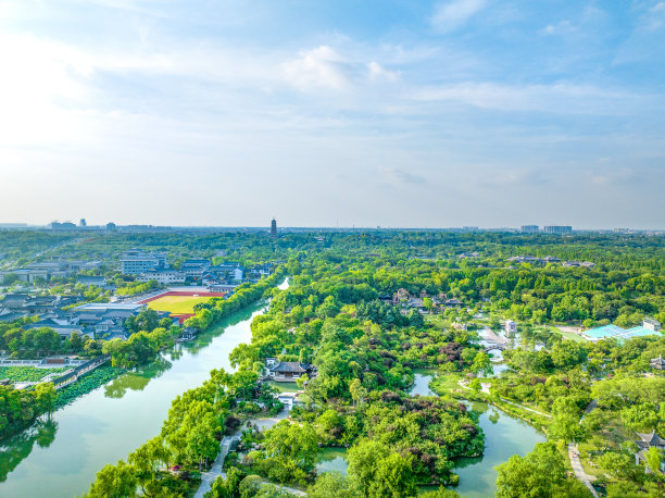 扬州地标城市轮廓