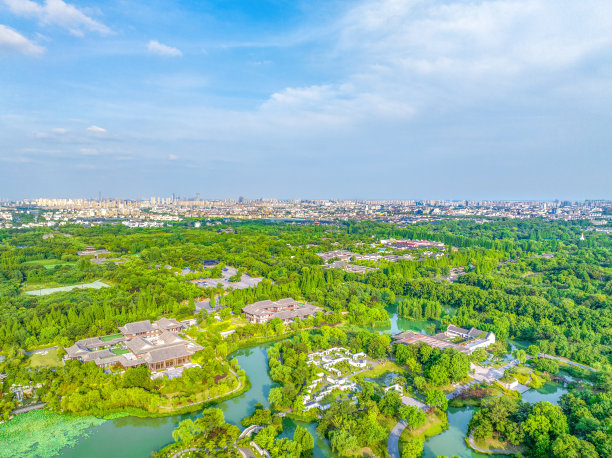 扬州地标城市轮廓