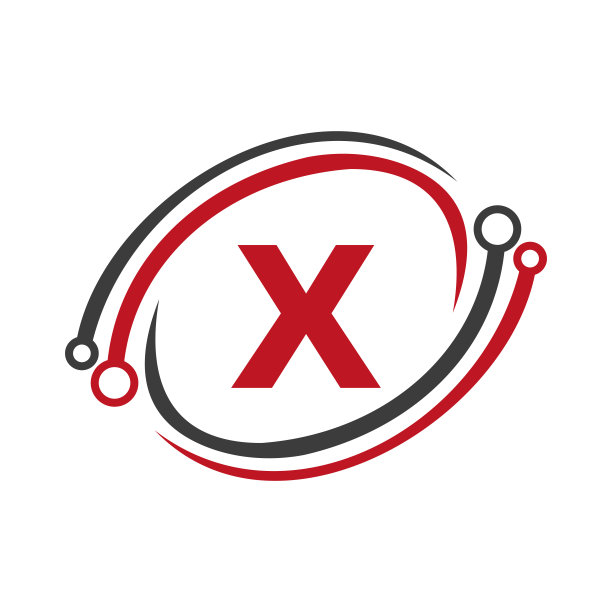 x字母智能科技logo标志