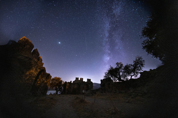 高山星空摄影