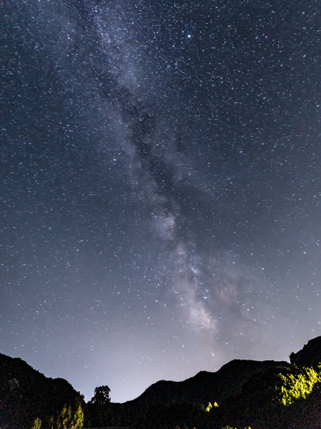 高山星空摄影