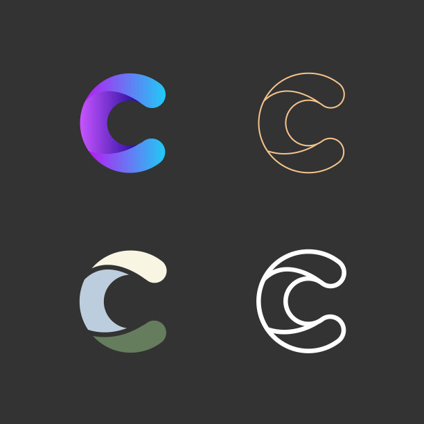 ca字母logo设计