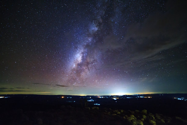 星云夜色浩瀚星空