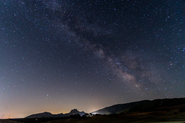 高山星空摄影