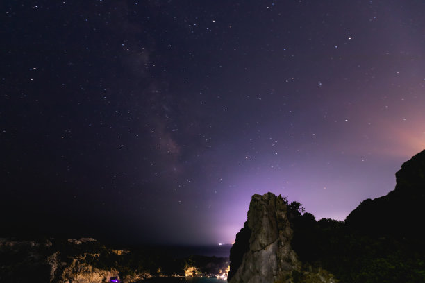 高山星空摄影