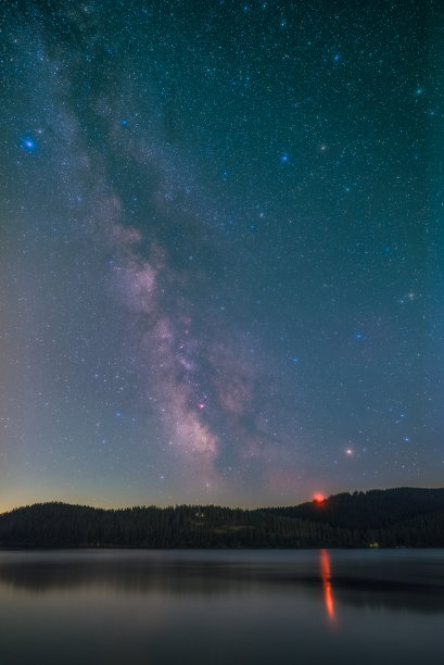 高山星空摄影