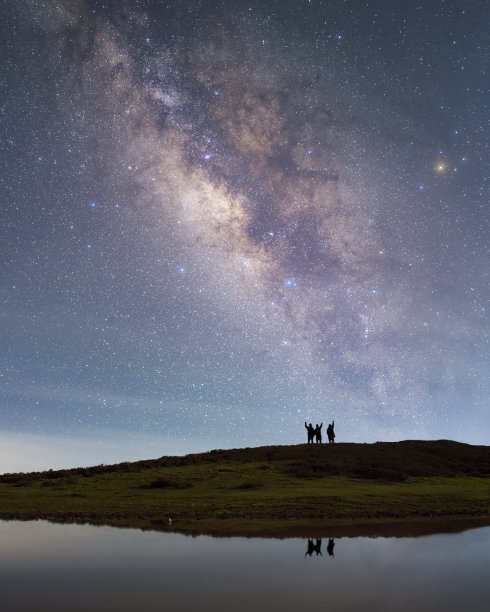 高山星空摄影