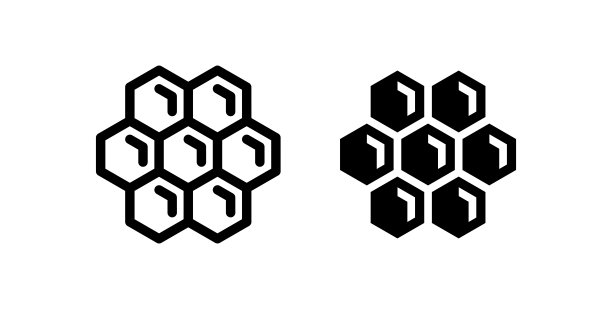 计算机图标,符号,六边形