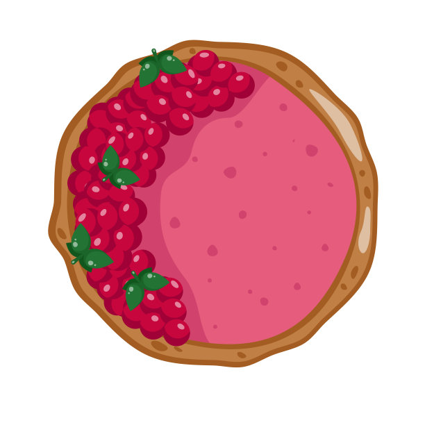 草莓雪糕海报