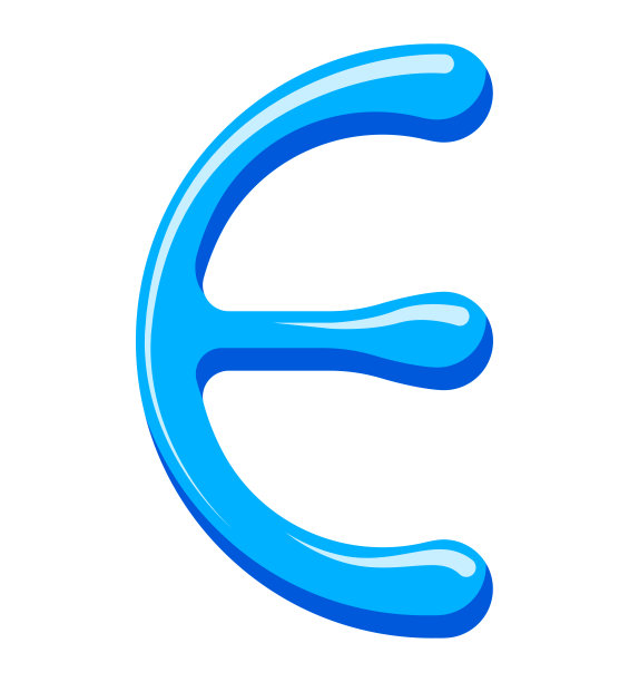 e字母箭头logo
