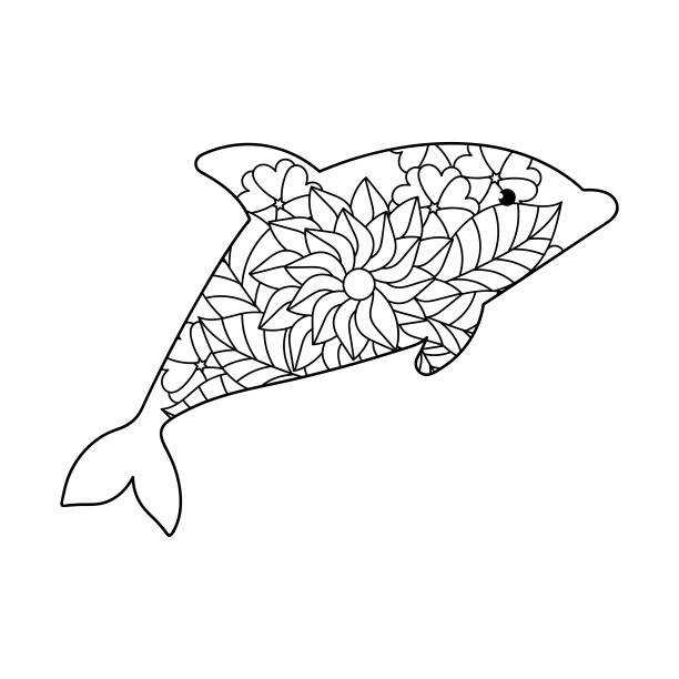 鲨鱼印花