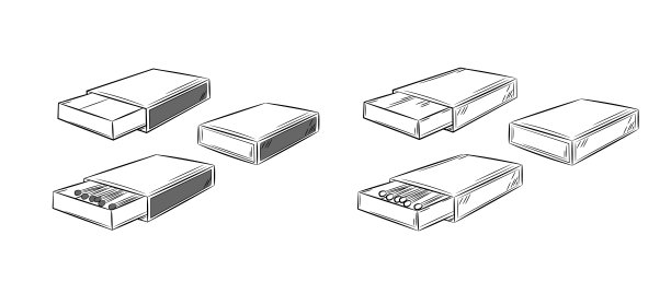 空白火柴纸盒