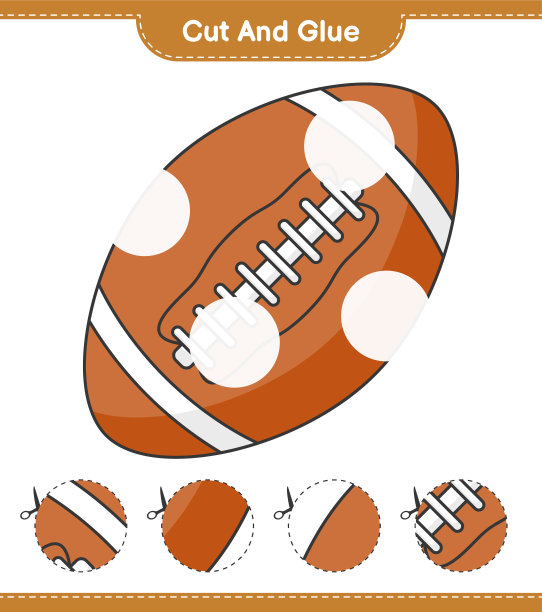 橄榄球比赛创意设计插图