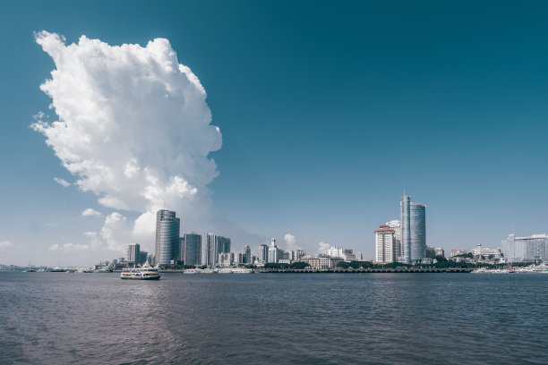 鼓浪屿标志性建筑山水