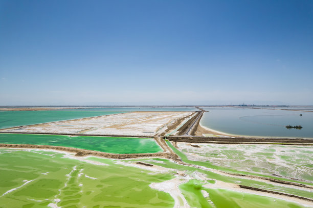 俯瞰青海湖畔