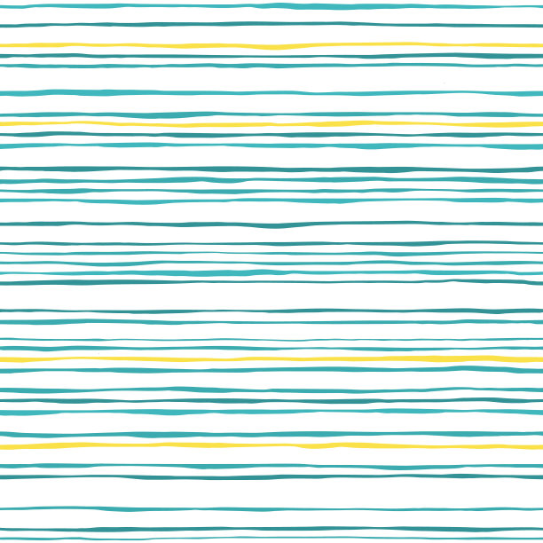 条形波浪底纹蓝黄色