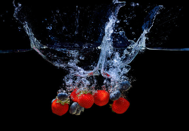 创意蔬果 水中水果
