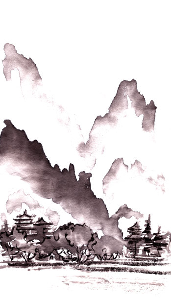中国古典云朵笔刷