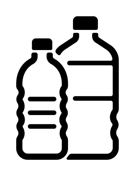节约用水瓶标签