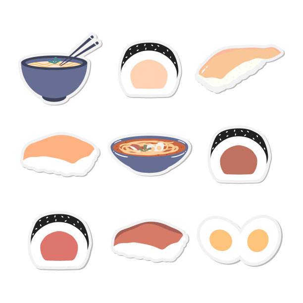 寿司,剪贴本,日本食品