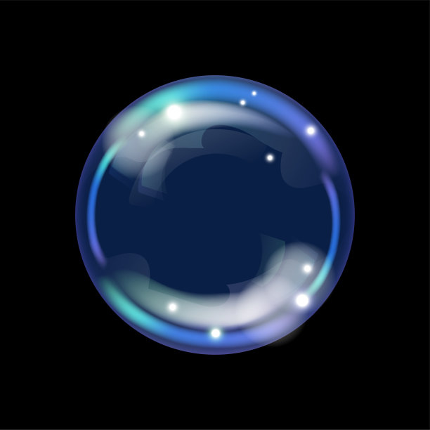 圆形立体透明图标icon