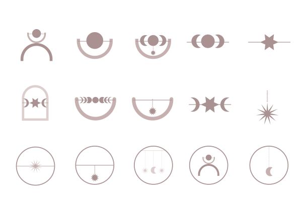 星也文化标志logo创意画面
