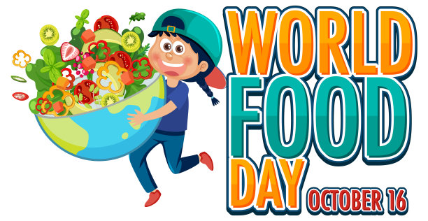 卡通世界粮食日