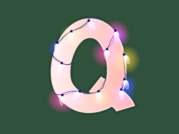 q色彩logo