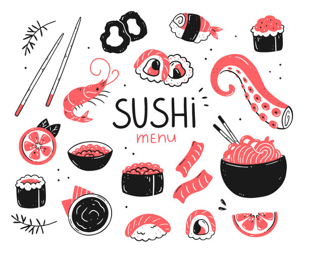 寿司,生鱼片,日本拉面