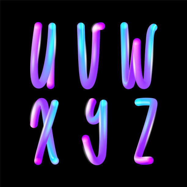 x字母科幻logo