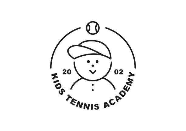儿童网球logo