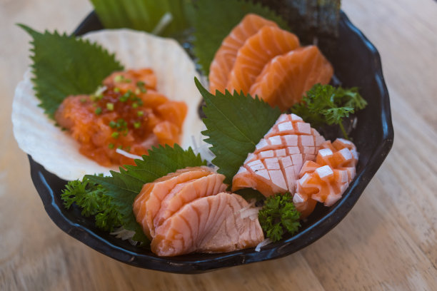 生鱼片,寿司,日本食品