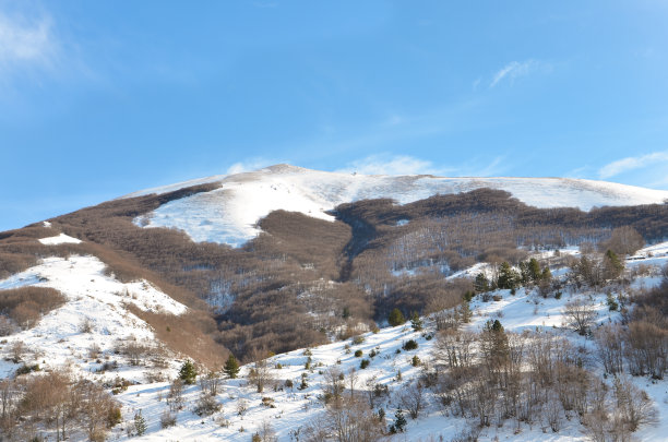 雪山草原高清宽幅画面