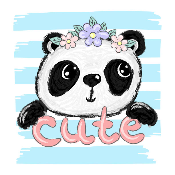 熊猫服装logo