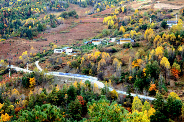 玉龙雪山道路