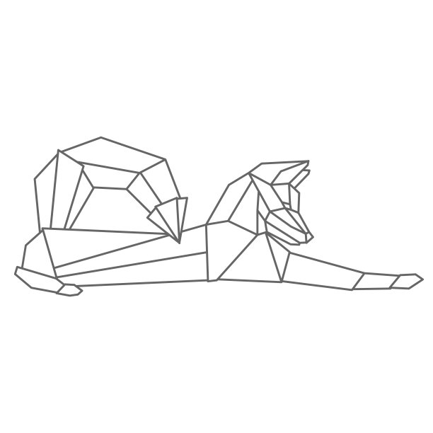 折纸动物风格