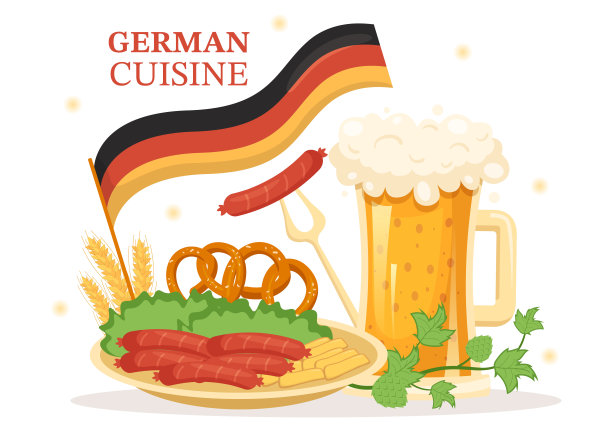 椒盐饼干,啤酒节,德国食物
