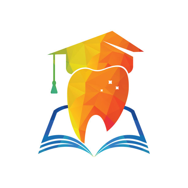 书籍与牙齿logo
