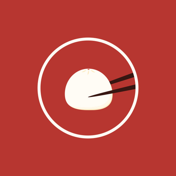 饺子包子店logo