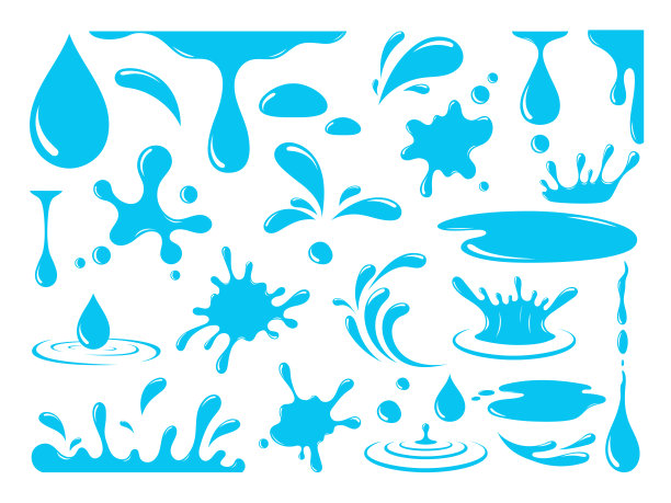 流动水纹logo