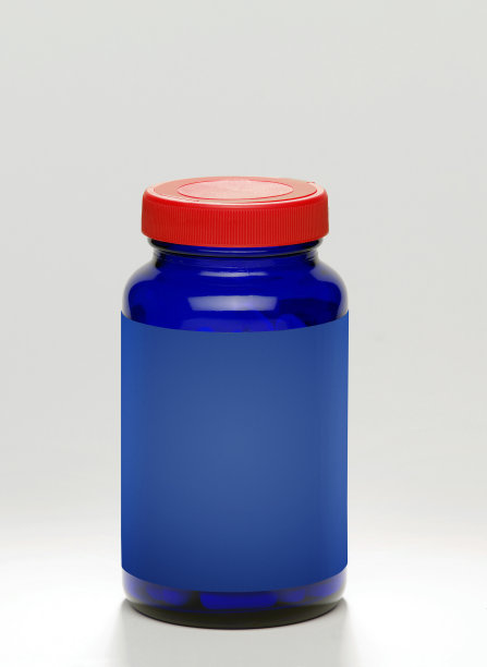 蓝色药盒模板设计