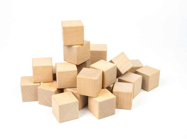 木纹玩具模型