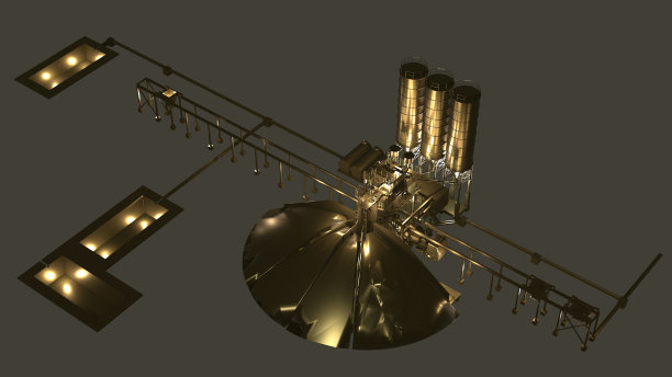 水泥厂效果图