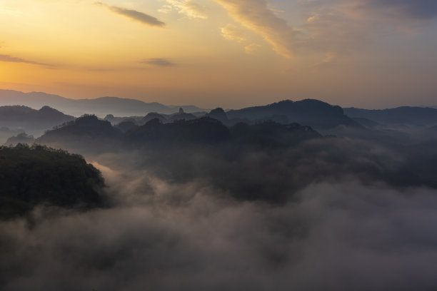 武夷山日出风光