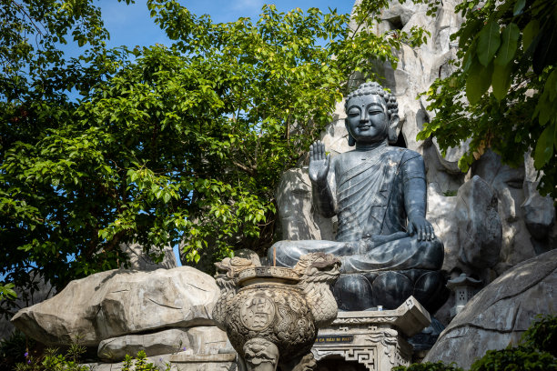 大理石山景背景图