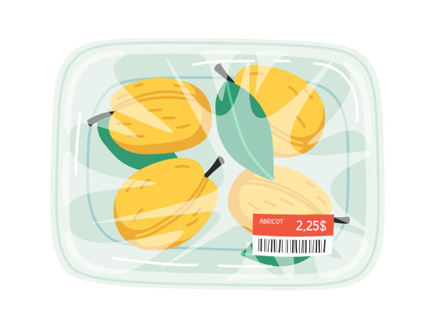 蜜柚包装盒插画
