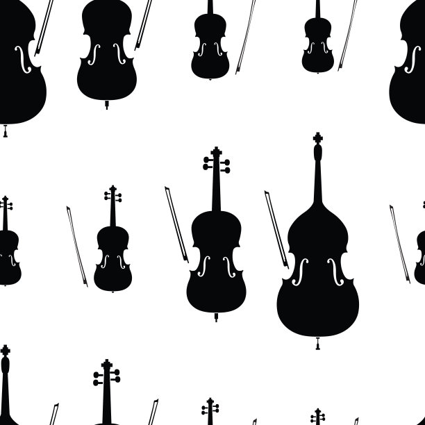 大提琴小提琴图片素材