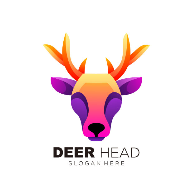几何鹿logo
