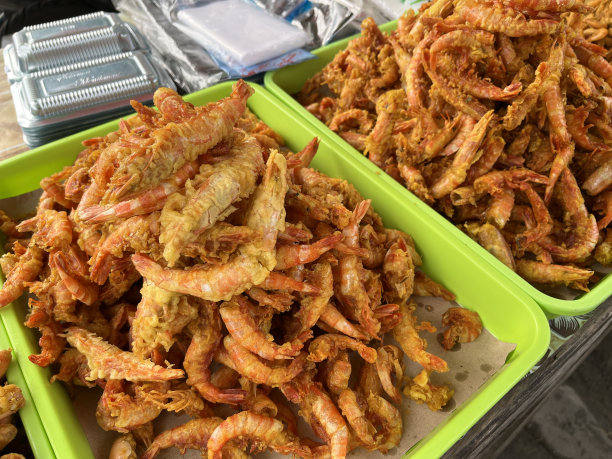 鲜虾肉包摄影图