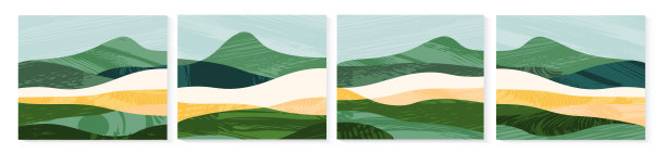 绿色大山设计网站模板